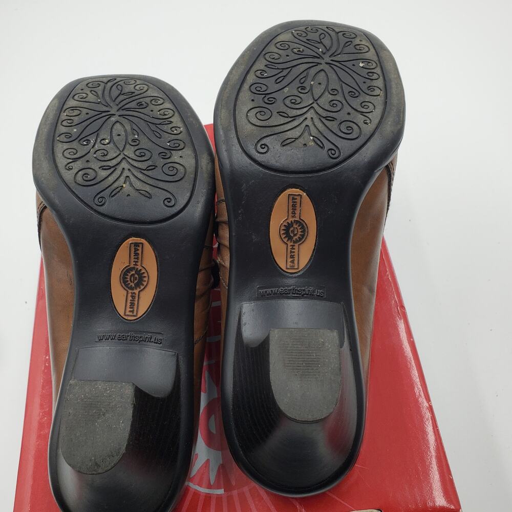 EARTH SPIRIT Classics "Emma" Women Size 6 Leather Clogs, PRE-OWNED - Picture 6 of 7